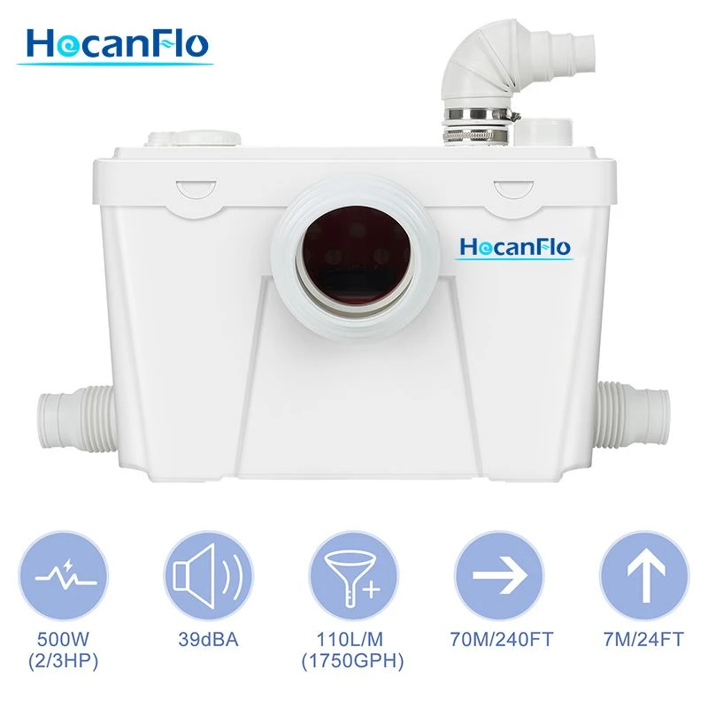 Pwmp Gwaredu Macerator Cwbl Awtomatig